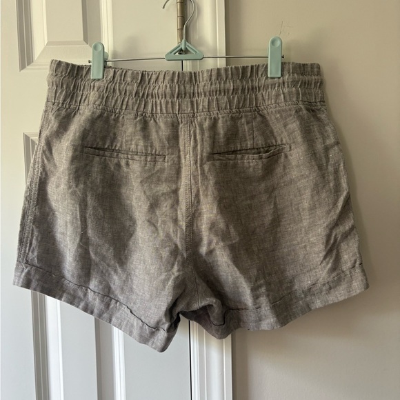 Athleta Cabo Linen 4" Short Women's 10 Gray - Picture 5 of 10